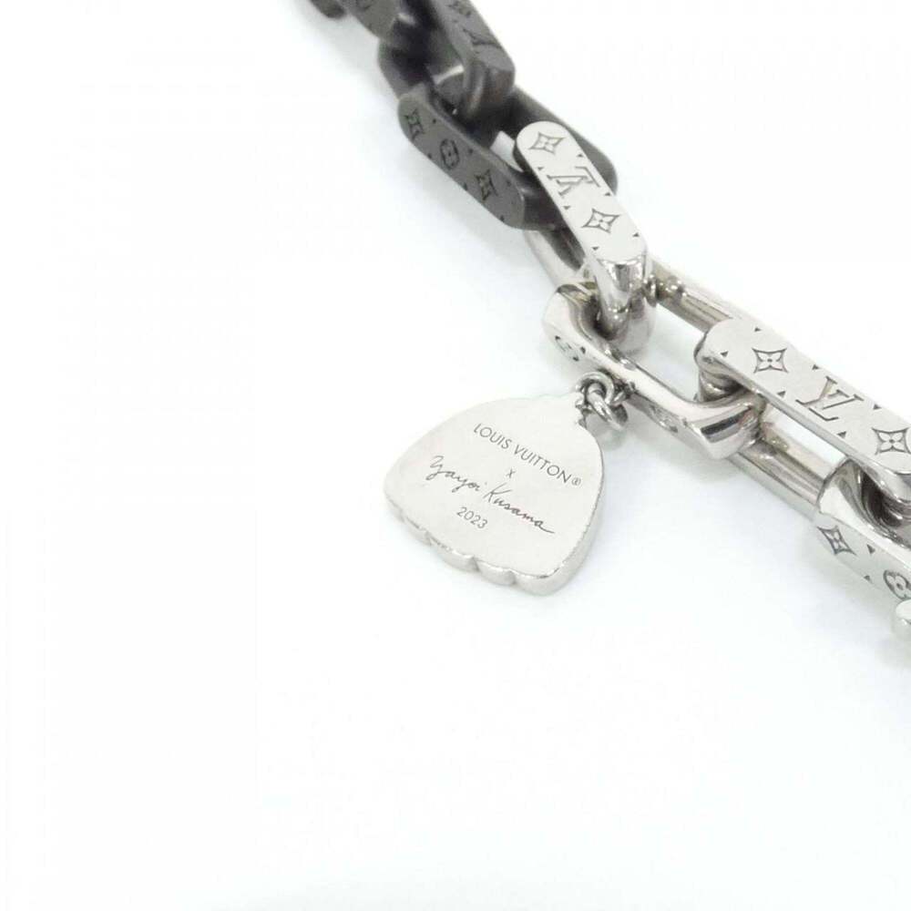 LOUIS VUITTON Black Monogram Necklace - Picture 4 of 5